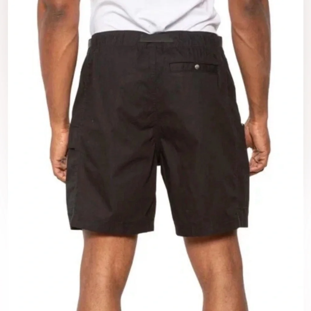 The North Face Ripstop Cargo Shorts Hiking Mens XS Black Quick Dry Belted 28 NWT - Picture 2 of 12